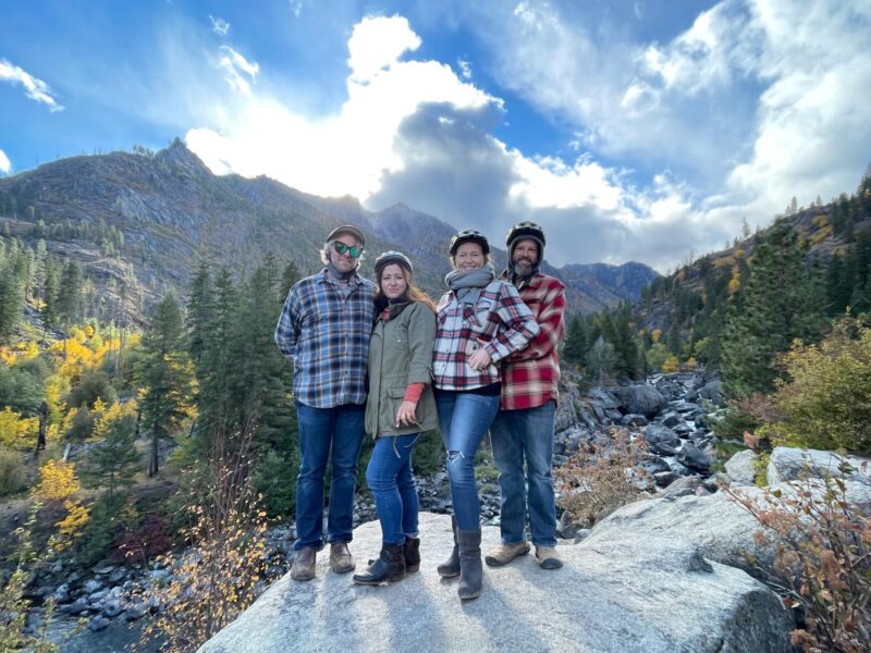 foursome at overview in leavenworth wa